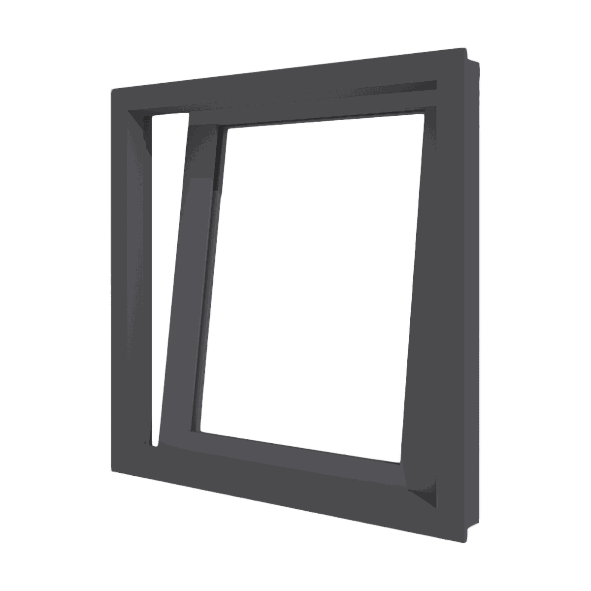 aluminium draaikiepraam 1 vak